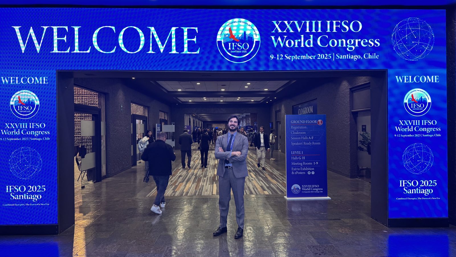 Ingresso del XXVIII IFSO World Congress 2025 a Santiago del Cile